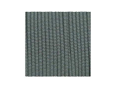 Kabel 2 żyłowy czarno-bialy 2x0,75mm2 1m w oplocie