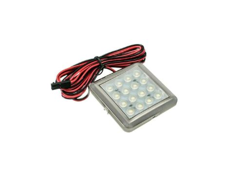 ODYN Oprawa meblowa LED 1,5W 12V DC kwadrat neutralna biała podszafkowa