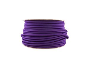 Kabel 2 żyłowy fioletowy 2x0,75mm2 - 1m w oplocie