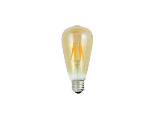Żarówka E27 ST64 filament led 4W 2000K RETRO Vintage Amber 320lm