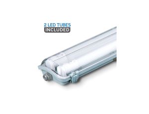 Oprawa hermetyczna LED VT-15022 2x22W 4000K IP65 150CMx2 6388