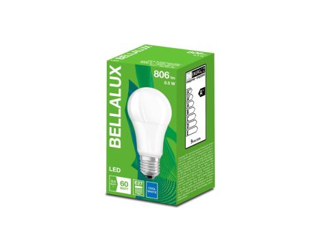 Żarówka LED BELLALUX A 60 E27 8,5W 806lm 4000K 840 FR non-dim 4058075484931