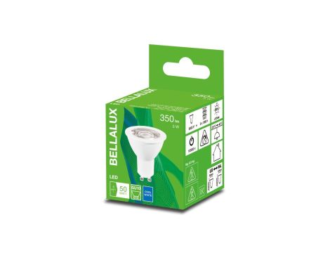 Żarówka LED BELLALUX PAR16 50 GU10 4,5W 350lm 4000K 840 36st. 4058075483484