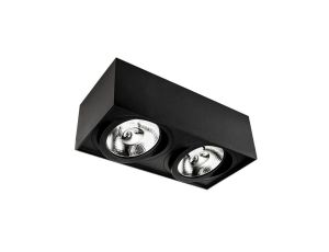 Oprawa natynkowa PARI 2xES111 czarna