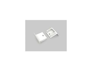 Zaślepka do profil Smart-IN16 biała z otworem f6009901 /1szt/