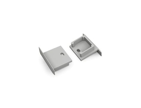 Zaślepka do profil Smart-IN16 szara z otworem f6009922s /1szt/