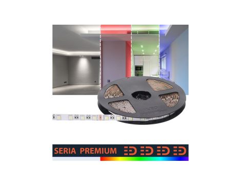 Taśma Premium 12V 60led RGB+W 4w1 SMD5050 (5) wyc