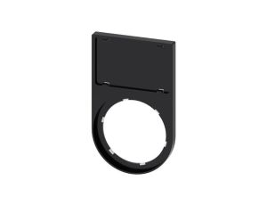 Ramka do etykiet zatrzaskiwanych 17,5x27mm czarna zaokrąglona otwór 22mm SIRIUS ACT 3SU1900-0AS10-0AA0 /10szt./