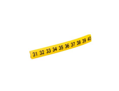 Oznacznik do złączek EZ-5/31-40 żółty R34RR-02050301500 /5x100szt./