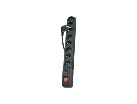Listwa przeciwprzepięciowa EMOS (Acar) S8 8 gniazd 1,5m czarna P53899