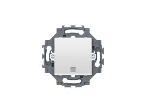 Łącznik schodowy 1P10AX, podświetlany z okienkiem, samozaciski, biały, Dahlia GW35016W