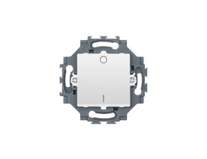 Łącznik pojedynczy 2P10AX, z nadrukiem 0 i 1, samozaciski, biały, Dahlia GW35003W