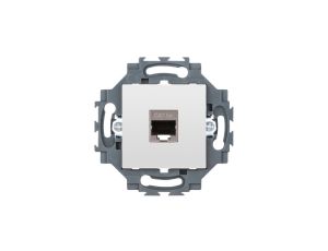 Gniazdo komputerowe RJ45 CAT.5e FTP, białe, Dahlia GW35272W