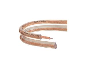 Przewód głośnikowy z żyłą basową TLgYp 2x1,5 CU OFC miedź beztlenowa PREMIUM BASS HIGHWAY AUDA /300m/