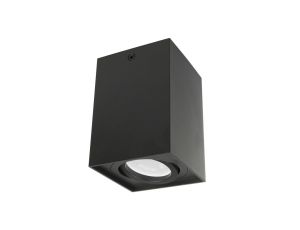 Punktowa oprawa natynkowa halogenowa GU10 MCE426 B, kolor czarny