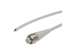 Złącze do samokonfekcjonowania M12 żeńskie 4-pinowe proste druga końcówka niezarobiona 4x0.34mm 10m 250V -40-105C IP67 4A VKA0L