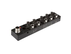 Moduł logiczny 27x150x31mm AND 2x5fold 10-30V DC -30-85 stC złącze M8 żeńskie 3-pinowe złącze M12 męskie 5-pinowe IP67 VL31011A