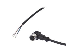 Złącze do samokonfekcjonowania M12 żeńskie 4-pinowe kątowe druga końcówka niezarobiona 4x0.34mm 15m do zastosowań spawalniczych
