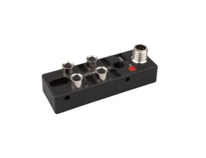 Rozdzielacz 27x88x31mm 4 x M8 4-PINowy 10-30VDC M12 12-PINowy wyświetlacz LED IP67 VK001111