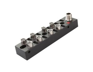 Rozdzielacz 27x130x31mm 8 x M8 3-PINowy 10-30VDC M12 12-PINowy wyświetlacz LED IP67 VK001102