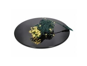 Lampki choinkowe 100led białe ciepłe 10m b przewód zielony