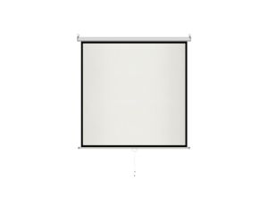 EKRAN RĘCZNY PÓŁAUTOMAT 1:1 136 244x244cm MS-96 1:1 ART ER M96 1:1