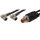 Złącze do samokonfekcjonowania 2xM8 kątowe żeńskie 3-PIN M12 męskie proste 4-PIN 3x0,34mm PUR wyświetlacz LED IP67 VK100E82