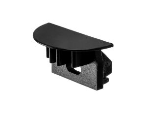 Zaślepka minilux maxi wpust czarna z otworem