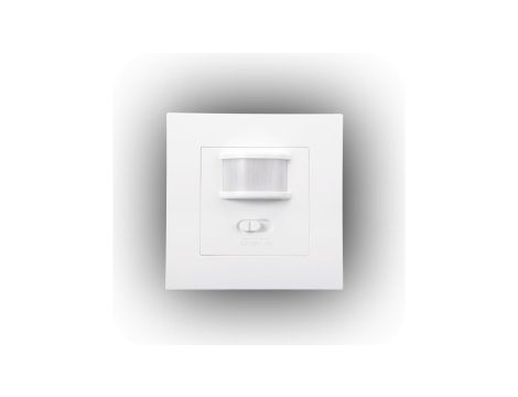 Czujnik ruchu na podczerwień 500W/200W podtynkowy IP20 zasięg 9m CR-IR1/KP/BIAŁY