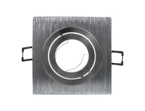 Sufitowa oprawa punktowa MORENA, IP20, kwadrat, inox