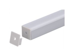 Zaślepka PCV Max Up szara z otwoorem