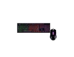 ZESTAW USB: KLAWIATURA PODŚWIETLANA + MYSZ PODŚWIETLANA AK-50 KLART AK-50