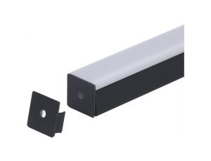 Zaślepka PCV Max Up czarna z otworem