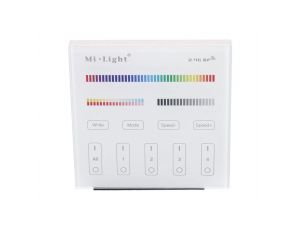 Panel MiLight 4strefy RGB+CCT biały sterownik T4