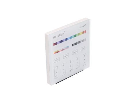 Panel MiLight 4strefy RGB+CCT biały sterownik T4