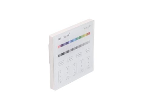 Panel MiLight 4strefy RGBW 230V biały sterownik T3