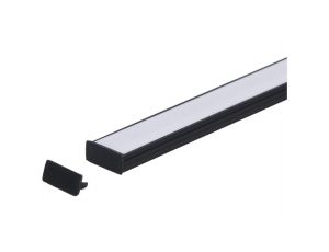 Zaślepka PCV Line Slim czarna