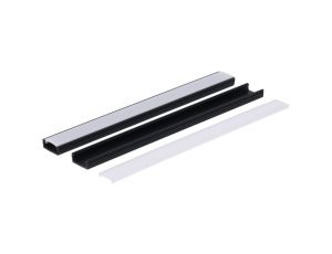Profil led PCV Line Slim 16x7 2m czarny ML