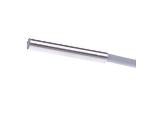 Czujnik indukcyjny fi4 dł 27mm zabudowany Sn: 0,8mm 10-30V DC PNP NC złącze kablowe M8 0,3m PUR IP67 IBR4C275