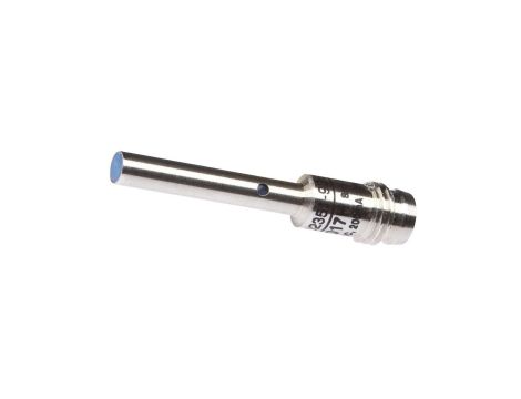 Czujnik indukcyjny fi4 dł 38mm quasi-zabudowany Sn: 2,5mm 10-30V DC PNP NO złącze M8 3 pinowe IP67 IBR4017H