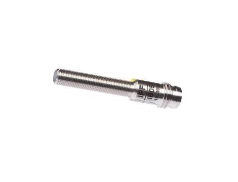 Czujnik indukcyjny M5x0,5 dł: 38mm zabudowany Sn: 0,8mm 10-30V DC NPN NO złącze M8 3-pinowe PUR IP67 IB051174