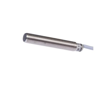 Czujnik indukcyjny M8x1 dł: 50mm zabudowany Sn: 1,5mm 10-30V DC NPN NO kabel 2m PVC IP67 IB081100