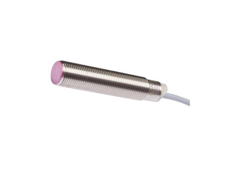 Czujnik indukcyjny M12x1 dł: 56mm zabudowany Sn: 3mm 10-35V DC 130 stC PNP NO kabel 5m IP65 IB120156
