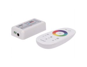 Sterownik LED RGB 3x6A touch RF biały 12-24V Prescot