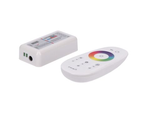 Sterownik LED RGB 3x6A touch RF biały 12-24V Prescot