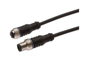 Złącze do samokonfekcjonowania M12 kątowe żeńskie 4-PINowe M12 męskie proste 4-PINowe 4x0.34mm PUR 240V IP67 VK200F25