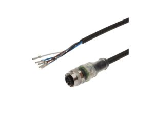 Złącze do samokonfekcjonowania M12 żeńskie proste 5-pin końcówka niezarobiona 5x0,34mm PUR 30V IP67 wyświetlacz LED VK200825