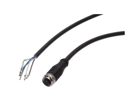 Złącze do samokonfekcjonowania M12 proste żeńskie druga końcówka niezarobiona 5-pinowe 5m 5x0.34mm 60V 90C PUR IP67 VK505625