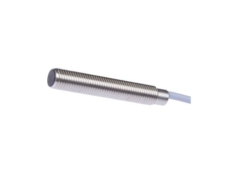 Czujnik indukcyjny M8x1 dł: 50 mm zabudowany Sn: 1,5 mm 10-30V DC PNP NC kabel 2 m IP67 IB080200