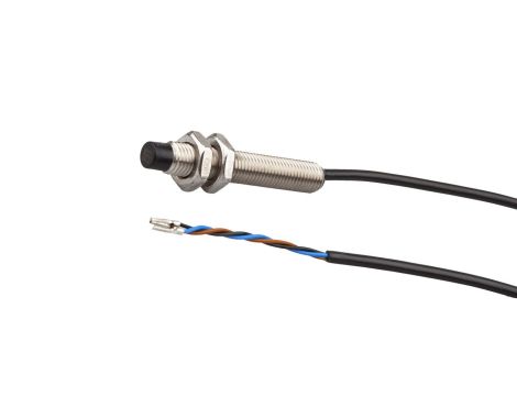 Czujnik indukcyjny M8x1 dł: 50mm niezabudowany Sn: 4mm 10-30V DC PNP NO kabel 5m PUR IP67 IN08E242